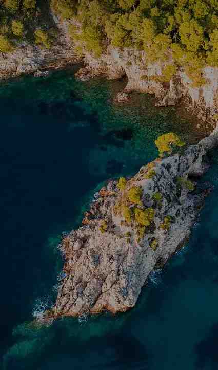 Scenic travel destination background showcasing adventure and exploration