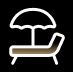 Beach sun loungers-dark-icon