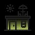 Balcony/terrace-light-icon