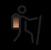 Hiking-light-icon