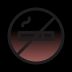 Non-smoking rooms-light-icon