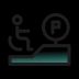 On-site accessible self parking-light-icon