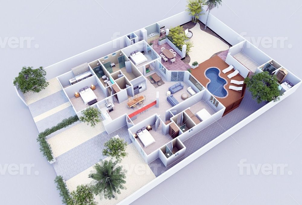 New Mediterranean Villa 5bed 5bath Across-marriott - Room