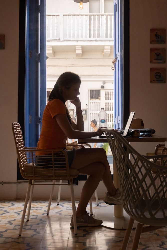 Los Patios Hostel - Coffee shop - 2