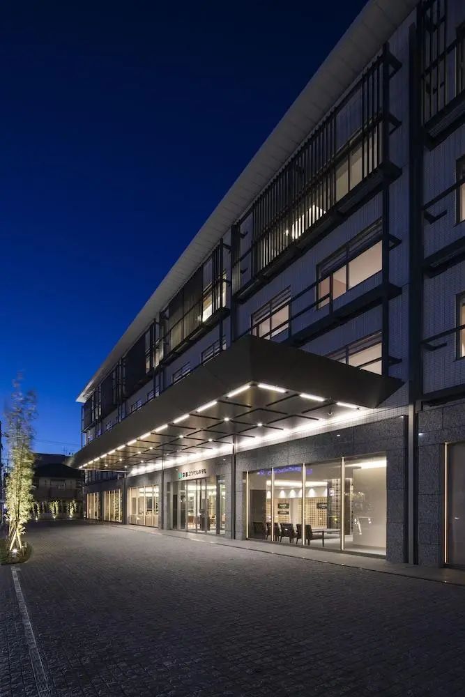 Kyoto U-Bell Hotel - Front of property - evening night - 1