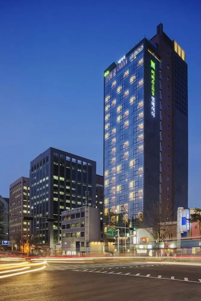 ibis Styles Ambassador Seoul Myeongdong - Front of property - evening night - 2