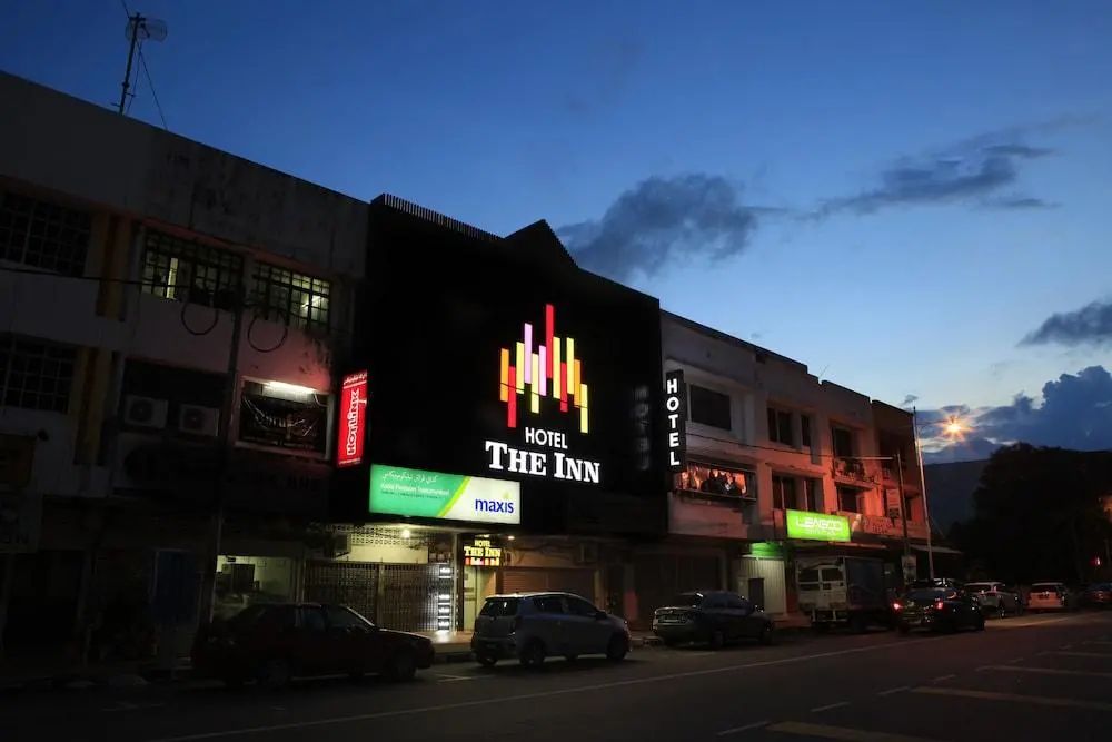 The Inn Hotel - Front of property - evening night - 2