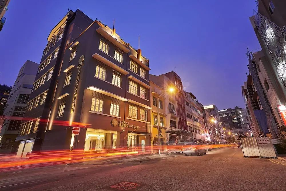 Hotel Bencoolen@Hong Kong Street - Front of property - evening night - 2