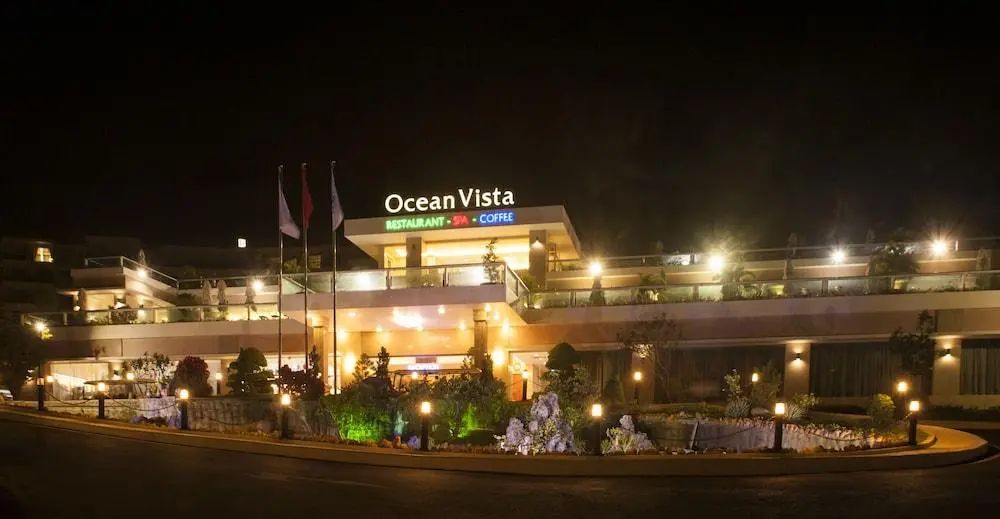 Ocean Vista - Front of property - evening night - 2