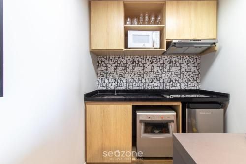 Hospedagem com piscina, sauna e academia no coracao de Salvador - AAP - Kitchen - 2