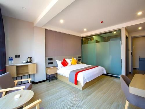 Jun Hotel Shanxi Linfen Hongdong County Dahuaishu Xungen Jizhuyuan photo 4