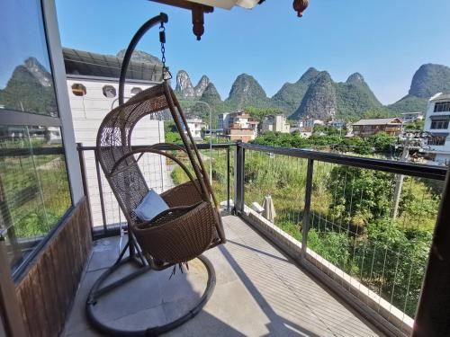 Yangshuo Shui Mo Ju courtyard - Balcony/terrace - 3