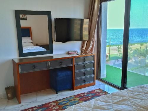 Porto Said شاليه ملكى صف اول بحر بورتو سعيد - Bed
